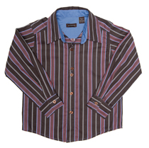 Wonderboy - Soda Stripe button front shirt