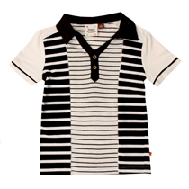 Fore Axel and Hudson - Column Stripe Polo