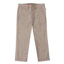 Fore Axel and Hudson - Classic Brown Pinstripe Trousers