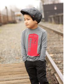 Fore Axel and Hudson - London Phone Long-sleeved Tee
