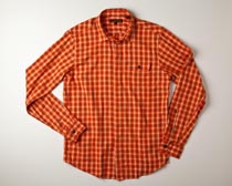 Ben Sherman - Orange Flame Laundered Button Shirt (Men's)