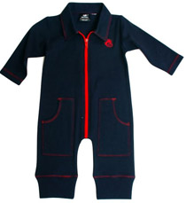 Knuckleheads - Infant Shooter Romper - Navy